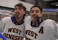 Sophomore’s hat trick helps West Genesee cruise to Division I state hockey title (95 photos)