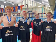 Baldwinsville boys swim captures 1st-ever section crown; New Hartford, Cooperstown also win titles