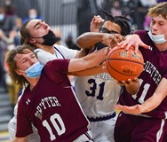 DeRuyter boys basketball squeezes past Cortland, 48-46, in Holiday Classic Tournament (63 photos)