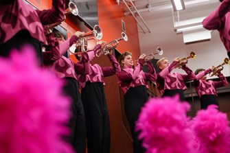 Behind the scenes with Baldwinsville at the 2022 state marching band show (37 photos)