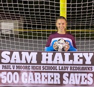 Central Square goalie Samantha Haley passes 500th career save mark (video)