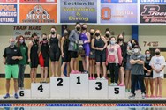 Fayetteville-Manlius wins Falwell Cup at girls swimming state qualifier (41 photos)
