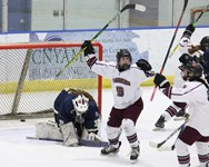 Clinton sophomore scores double OT goal in final seconds of girls hockey sectional final (86 photos)