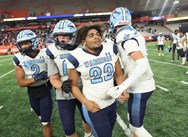 Indian River football bounced from Class B regional finals by 2-time defending state champions 